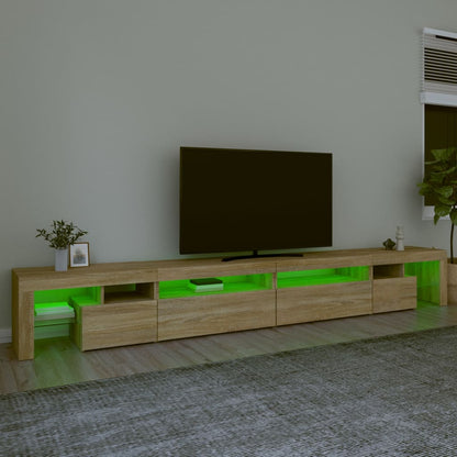 TV-Möbel Sonoma Ek TV-Bänk LED 290x36,5x40 cm
