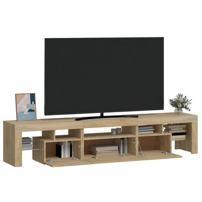 TV-Möbel Sonoma Ek TV-Bänk LED 200x36,5x40 cm