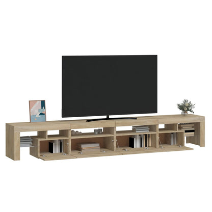 TV-Möbel Sonoma Ek TV-Bänk LED 260x36,5x40 cm