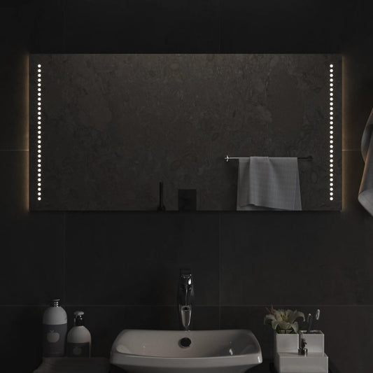 Badrumsspegel LED 50x100 cm