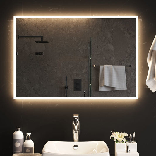 Badrumsspegel LED 60x90 cm
