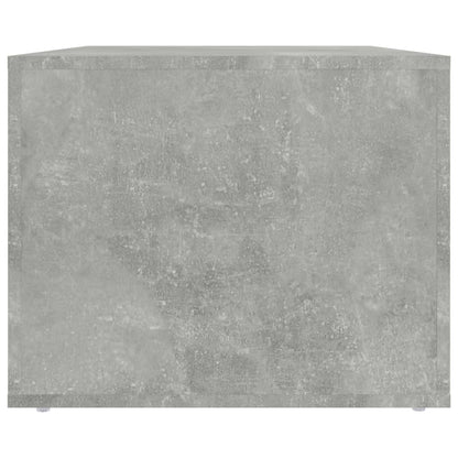 Soffbord betonggrå 80x50x40 cm konstruerat trä