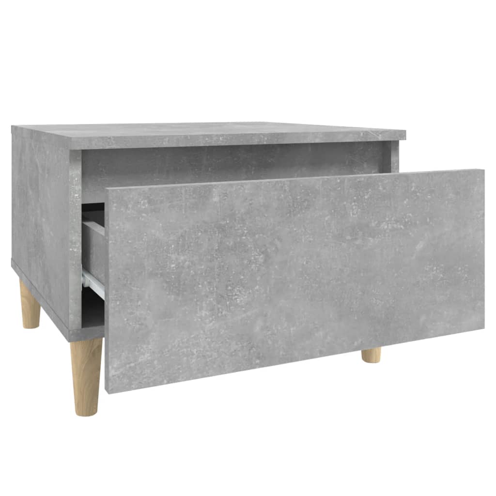 Sidobord Betonggrå 2 st 50x46x35 cm