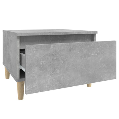 Sidobord Betonggrå 2 st 50x46x35 cm