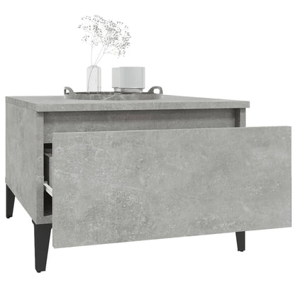 Sidobord Betonggrå 2 st 50x46x35 cm