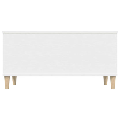 Soffbord vit 90x44,5x45 cm konstruerat trä