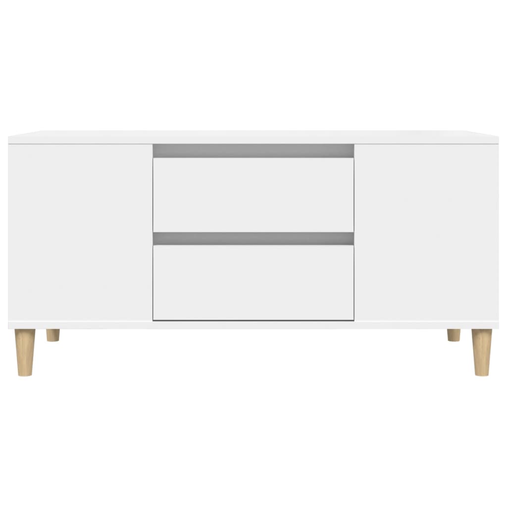 TV-Möbel Vit TV-Bänk 102x44,5x50 cm