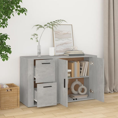 Skåp Betonggrå 100x33x59,5 cm