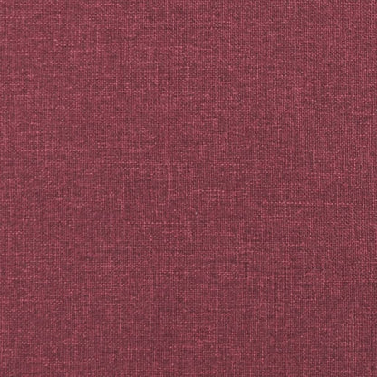 Fåtölj vinröd 63x76x80 cm tyg