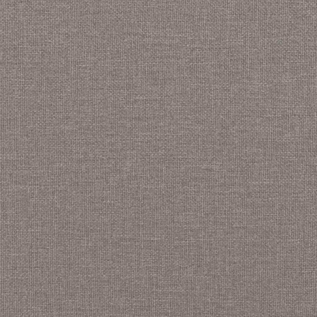 Fåtölj taupe 63x76x80 cm tyg
