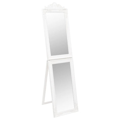 Väggspegel Fristående spegel Vit 40x160 cm