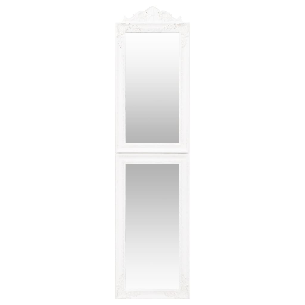 Väggspegel Fristående spegel Vit 50x200 cm