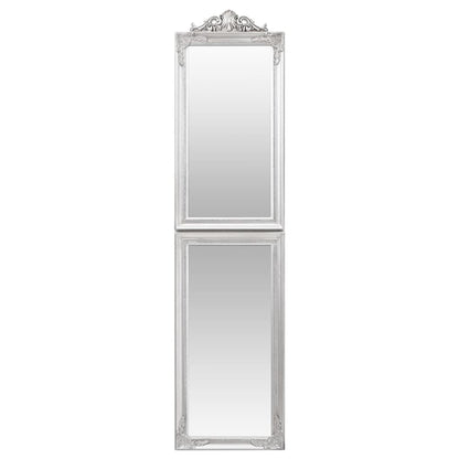 Väggspegel Fristående spegel silver 50x200 cm