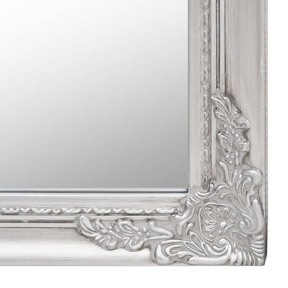 Väggspegel Fristående spegel silver 50x200 cm