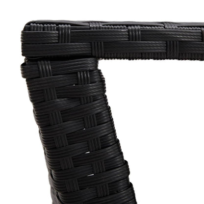 Soffbord Svart 100x50x40 cm konstrotting