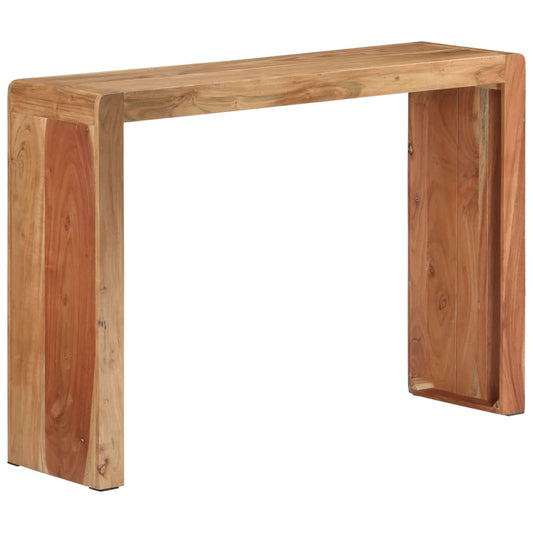 Avlastningsbord Konsollbord Trä 110x30x76 cm massivt akaciaträ