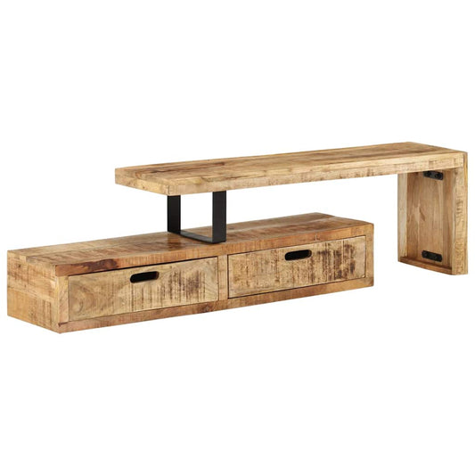 TV-bänk (118-200) x 30x40 cm massivt trä mango
