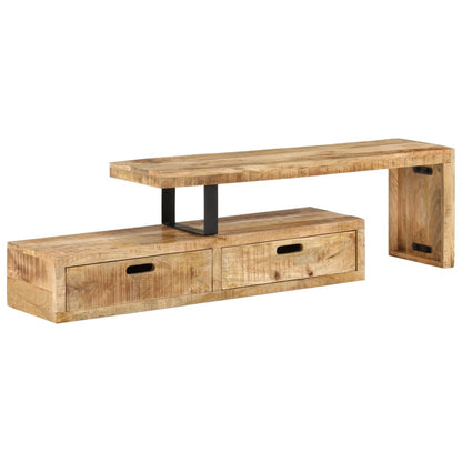 TV-bänk (118-200) x 30x40 cm massivt trä mango