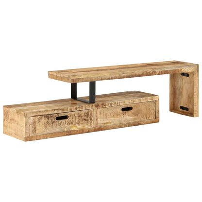 TV-bänk (118-200) x 30x40 cm massivt trä mango
