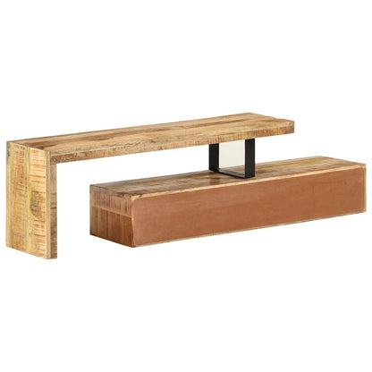 TV-bänk (118-200) x 30x40 cm massivt trä mango