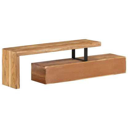 TV-bänk (118-200) x 30x40 cm massivt trä akacia