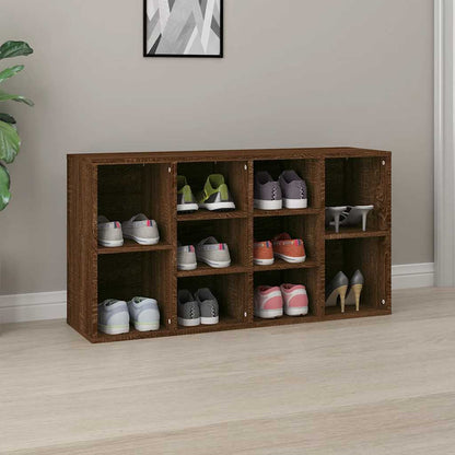 Skoställ Brun Ek Skobänk 103x30x55 cm