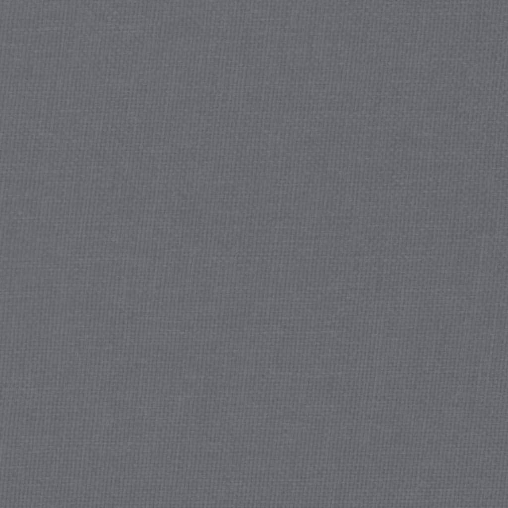 Fåtölj Mörkgrå Vilstol med fotpall tyg