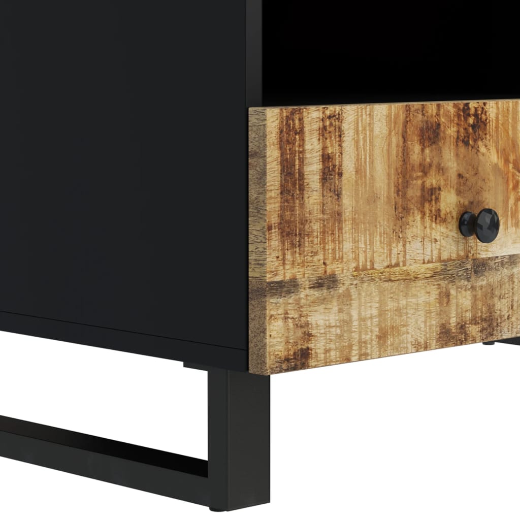 Soffbord Trä 80x54x40 cm massivt mangoträ och