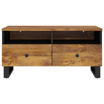 Soffbord Trä 80x54x40 cm massivt mangoträ och