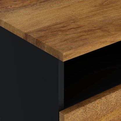 Soffbord Trä 80x54x40 cm massivt mangoträ och