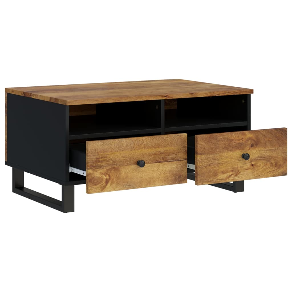 Soffbord Trä 80x54x40 cm massivt mangoträ och
