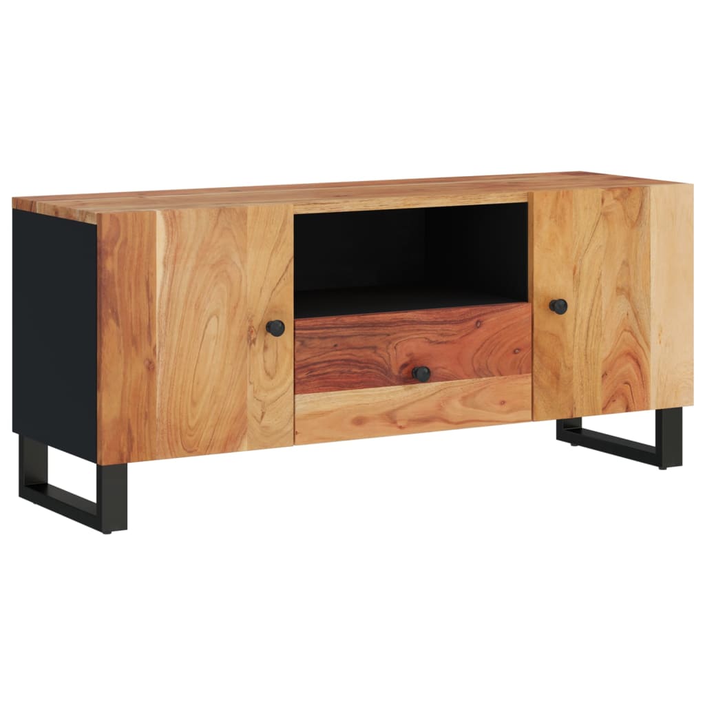 TV-Möbel Trä TV-Skåp 105x33,5x46 cm massivt akacia och