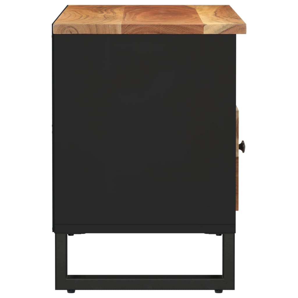 TV-Möbel Trä TV-Bänk 80x33x46 cm massivt akacia och