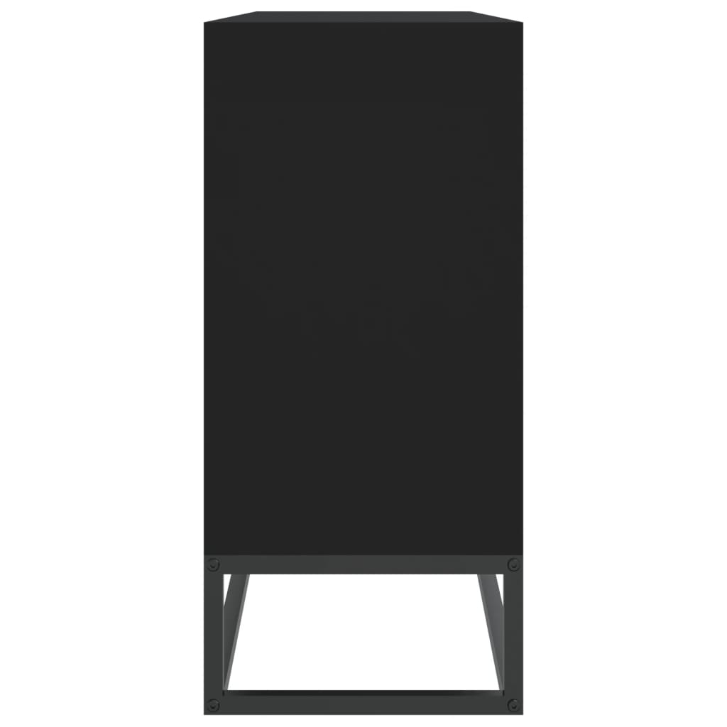 Skåp Svart 105x30x65 cm