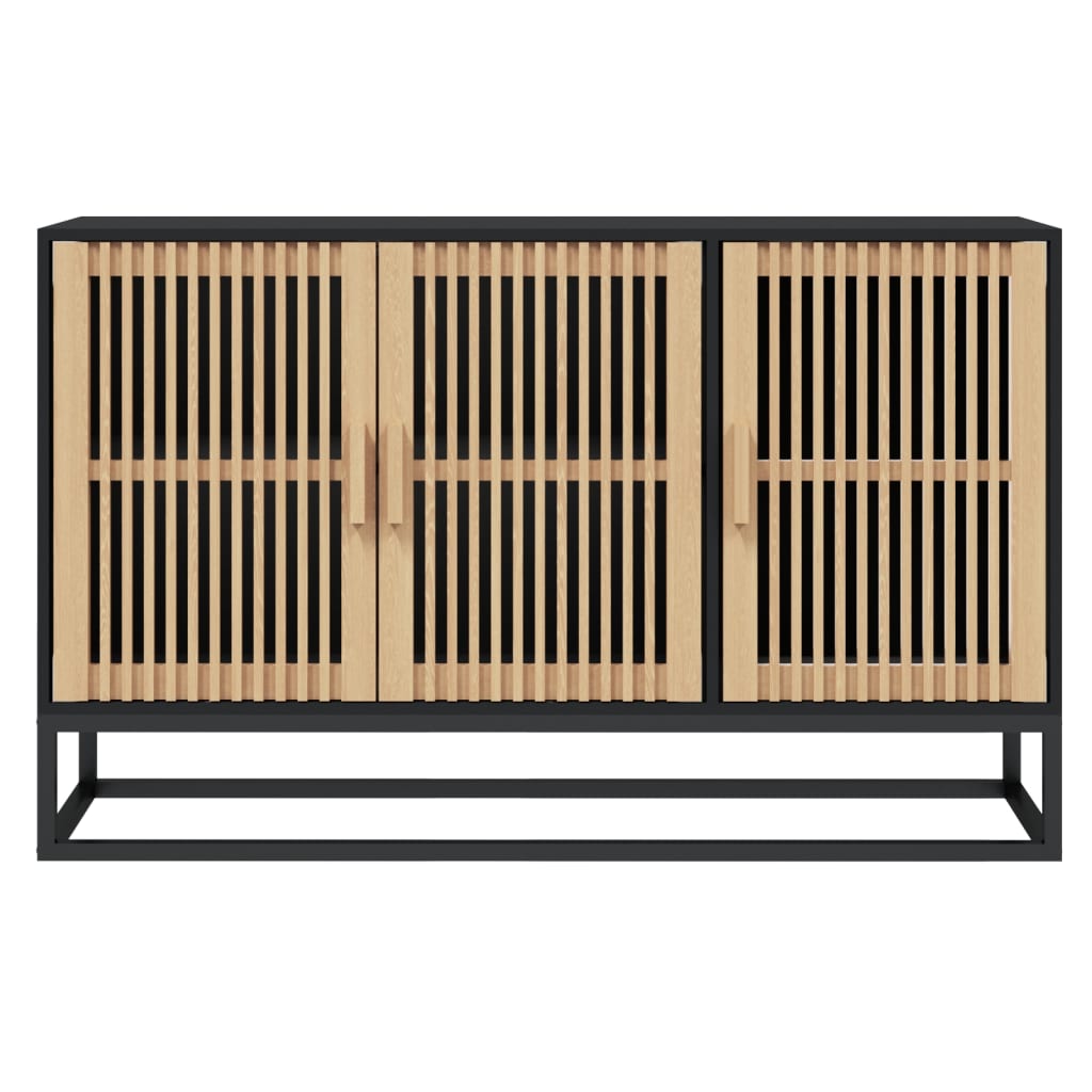 Skåp Svart 105x30x65 cm