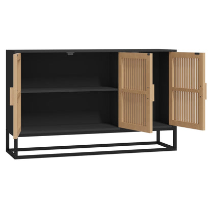 Skåp Svart 105x30x65 cm
