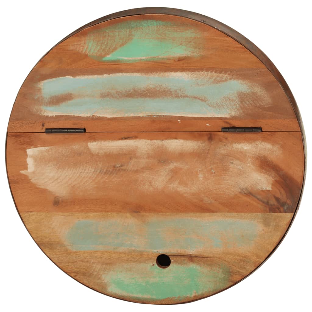 Soffbord Trä Skålformade 2 st cm massivt återvunnet trä