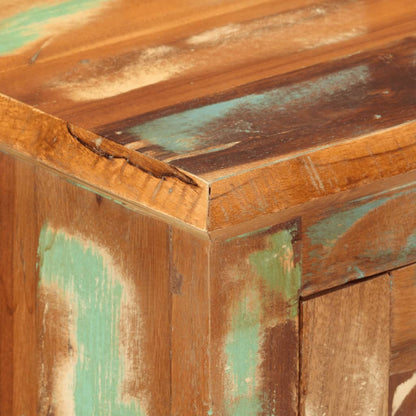 Skänk Trä med 2 dörrar 55x30x70 cm massivt återvunnet trä