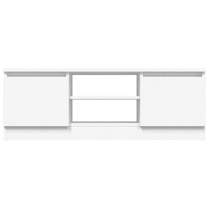 TV-Möbel Vit TV-Bänk med dörr 102x30x36 cm