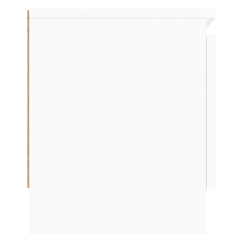 TV-Möbel Vit TV-Bänk med dörr 102x30x36 cm