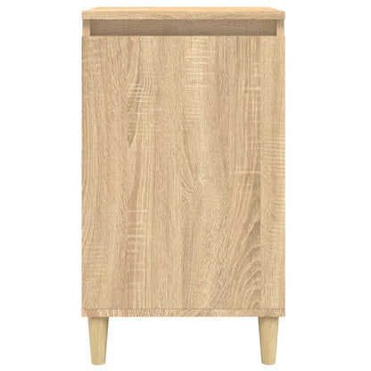 Sängbord 2 st sonoma-ek 40x35x70 cm konstruerat trä
