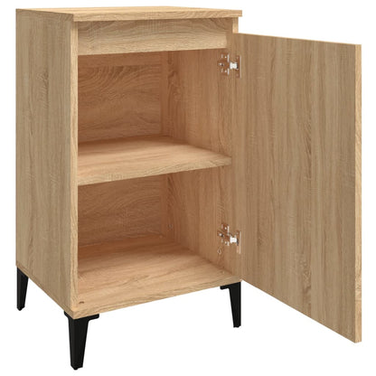 Sängbord 2 st sonoma-ek 40x35x70 cm konstruerat trä