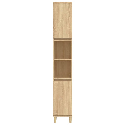 Badrumsskåp Sonoma Ek 30x30x190cm