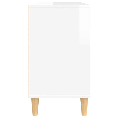 Badrumsunderskåp Högglans Vit 80x33x60 cm