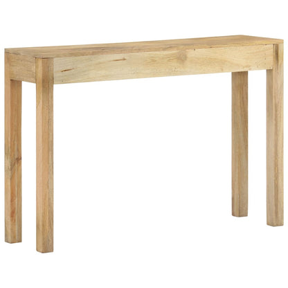 Avlastningsbord Konsollbord Trä 110x30x75 cm massivt blekt mangoträ