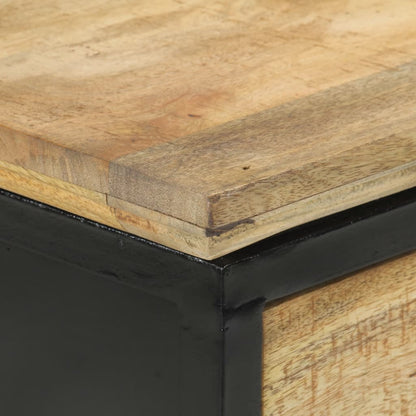 Avlastningsbord Konsollbord Trä 110x30x75 cm massivt grovt mangoträ