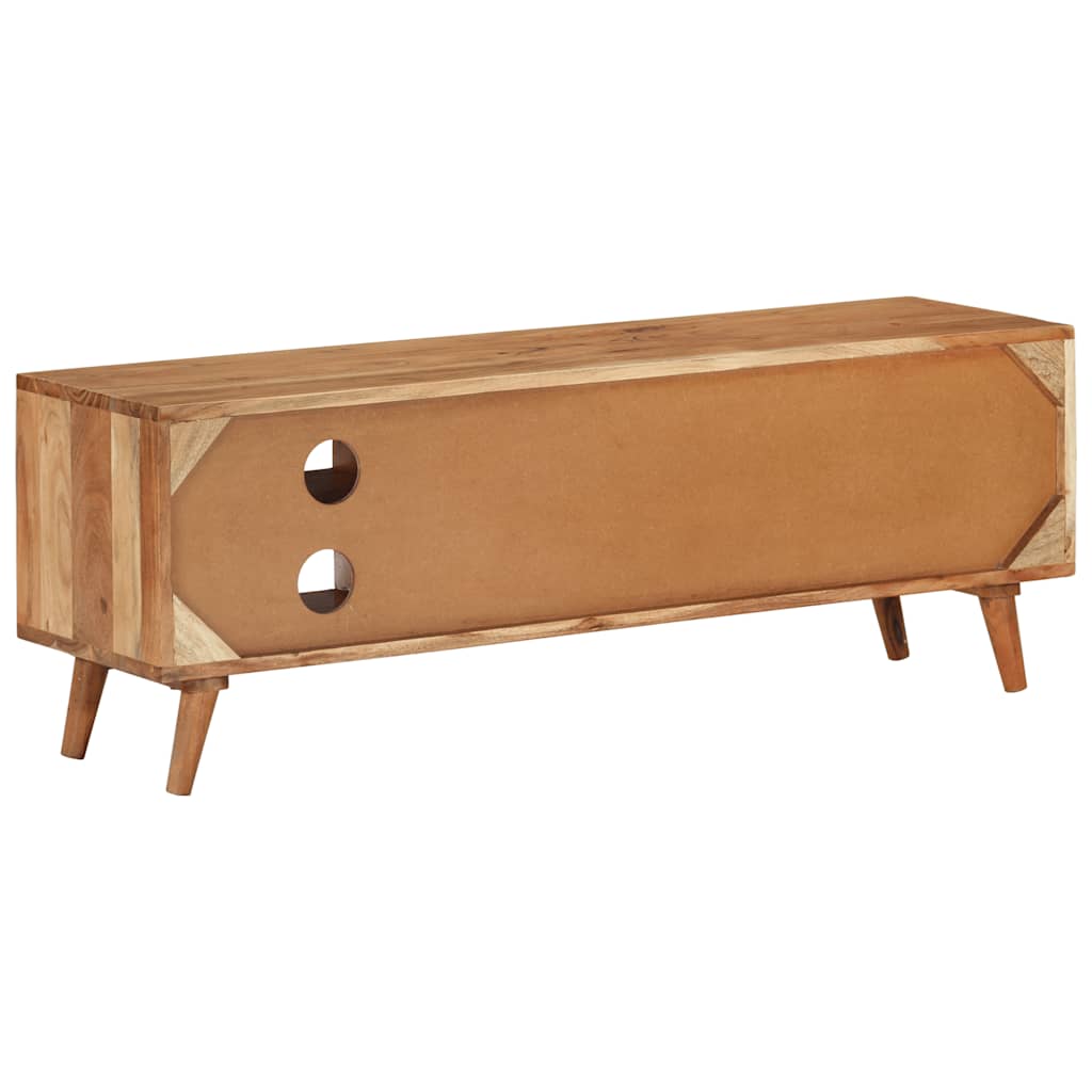 TV-Möbel Trä TV-Bänk 112x30x40 cm massiv akacia