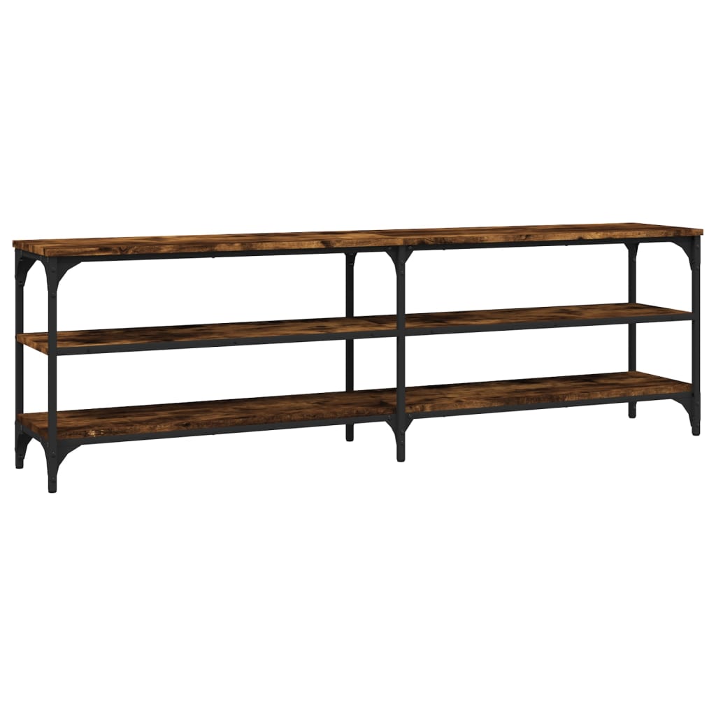 TV-Möbel Rökfärgad Ek TV-Bänk 160x30x50 cm