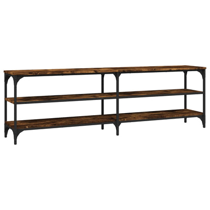 TV-Möbel Rökfärgad Ek TV-Bänk 160x30x50 cm