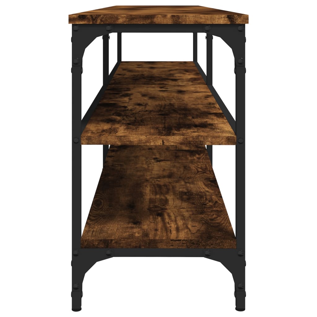 TV-Möbel Rökfärgad Ek TV-Bänk 160x30x50 cm